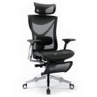 Кресло ADAPWORK S1 Mesh Pro Max Senior ErgoChair Platinum Deep Black (1061205566)