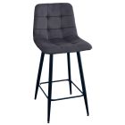 Напівбарний стілець HATTA Indigo New Velvet Сірий (441458592)