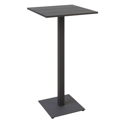 Барный стол Tetra light 60x60 h-110 Черный, Черный ЛДСП (61865955)
