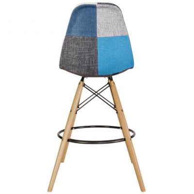 Барный стул HATTA Bryan Wood Patchwork 3 (44460297) с доставкой
