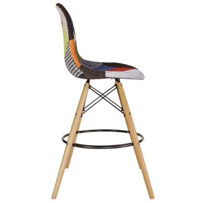 Барный стул HATTA Bryan Wood Patchwork 1 (44460295) дешево