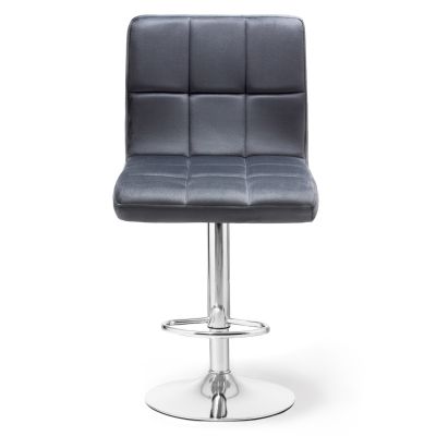 Барный стул HATTA Dublin Chrome Velvet Темно-серый (44527697) недорого