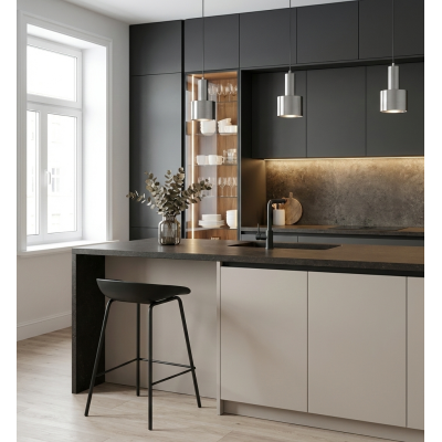 Барний стілець HATTA Modern New Чорний (44735951) недорого