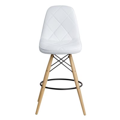 Барный стул HATTA Rhomb Eco Wood Белый (44373458) недорого