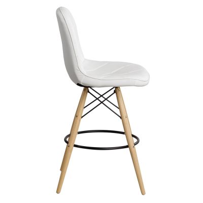 Барный стул HATTA Rhomb Eco Wood Белый (44373458) дешево