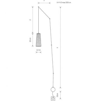 Бра Dover I Kabel Черный (109727580) дешево