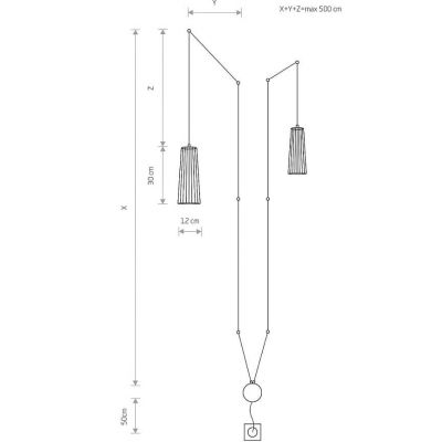 Бра Dover II Kabel Черный (109727581) дешево