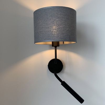 Бра Hotel Plus Серый (109727539) дешево