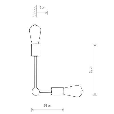 Бра Rotor II Золотий (109727695) с доставкой