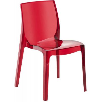 Стілець Femme Fatale Ruby Red Прозорий (12006486) недорого
