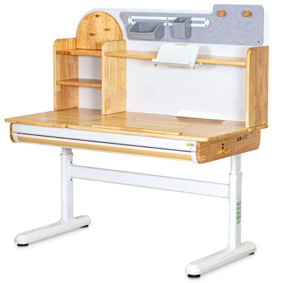 Дитячий стіл Mealux Timberdesk L 120х60 RubberWood, Білий (111470446) недорого