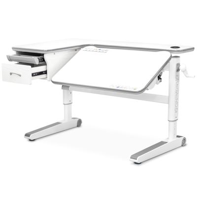 Детский стол Mealux Woodville Multicolor 120х76 Белый (111470344)