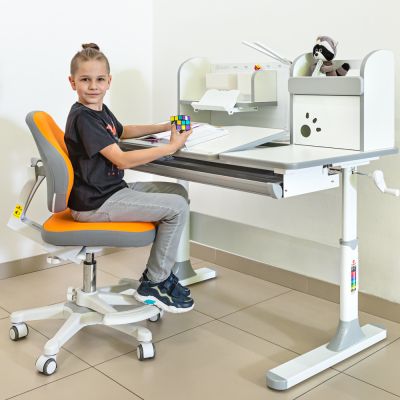 Дитяче крісло Evo-Kids Mio Classic Y-405 Помаранчевий, Білий (111011654) дешево