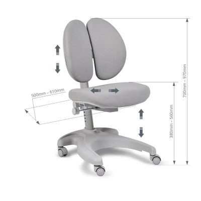 Дитяче крісло Solerte Grey (1771478576) недорого