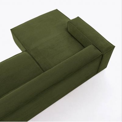 Диван BLOK 2-местный з правим шезлонгом 240 см Зелений (90724125) дешево