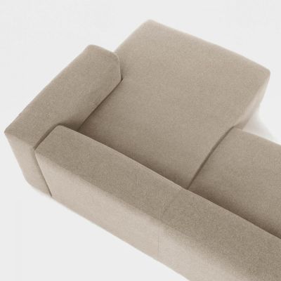 Диван BLOK 4-местный з правим шезлонгом Бежевий (90723969) недорого