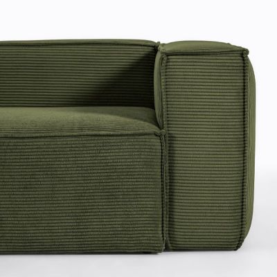 Диван BLOK 4-місний 290х290 см Зелений (90724129) дешево