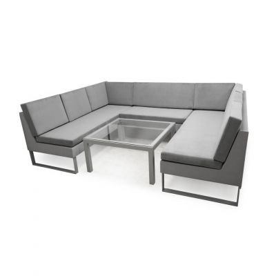 Диван Бонд без підлокітників 1100 з подушками Велюр 15 Lt.Grey (41803425) недорого