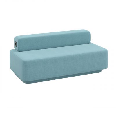 Диван Corner з розеткою 160x80 Magic Grey Blue (1561024729)