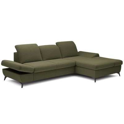 Диван угловой раскладной HARPER Right Loft-10-Olive (1321485973)