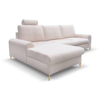 Диван угловой раскладной MONACO Left Loft-01-Cream, Золотой (1321486036) недорого