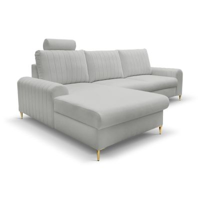 Диван угловой раскладной MONACO Left Loft-18-Silver, Золотой (1321486029) недорого