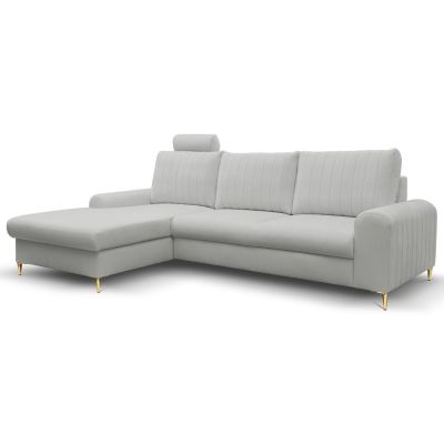 Диван угловой раскладной MONACO Left Loft-18-Silver, Золотой (1321486029)