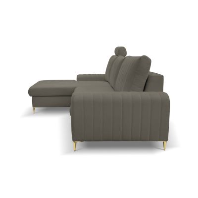 Диван угловой раскладной MONACO Left Loft-22-Iron, Золотой (1321486033) с доставкой