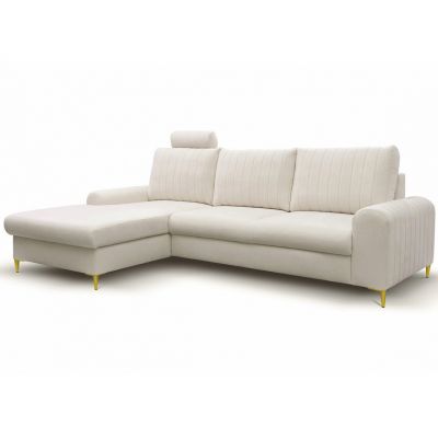 Диван угловой раскладной MONACO Left Velluto 2 Beige, Золотой (1321270337)