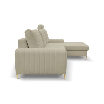 Диван угловой раскладной MONACO Right Loft-02-Beige, Золотой (1321486061) с доставкой