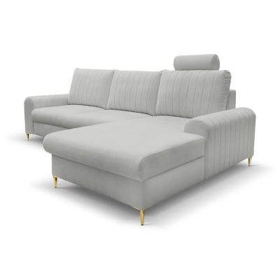 Диван угловой раскладной MONACO Right Loft-18-Silver, Золотой (1321486077) недорого