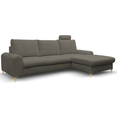 Диван угловой раскладной MONACO Right Loft-22-Iron, Золотой (1321486081)