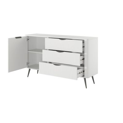 Комод Lante 1D3S/138 Белый, Черный (1321488065) дешево