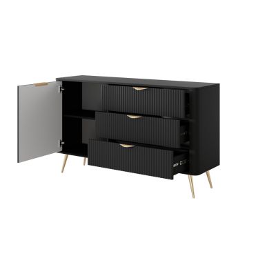 Комод Lante 1D3S/138 Черный, Золотой (1321476404) дешево