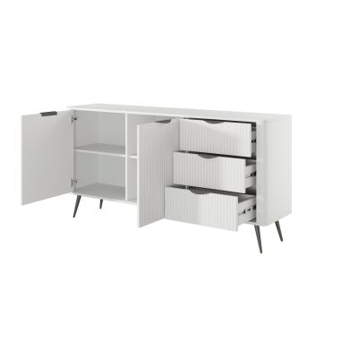 Комод Lante 2D3S/163 Белый, Черный (1321488067) дешево