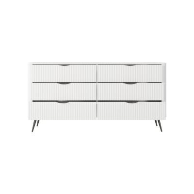Комод Lante 6S/163 Белый, Черный (1321488069) дешево
