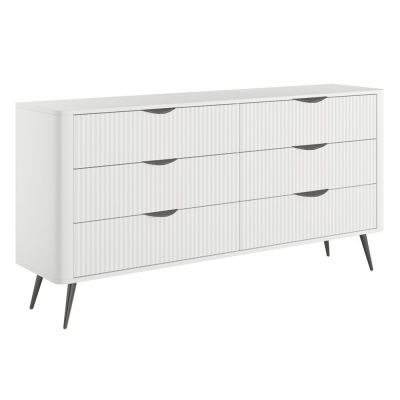 Комод Lante 6S/163 Белый, Черный (1321488069)