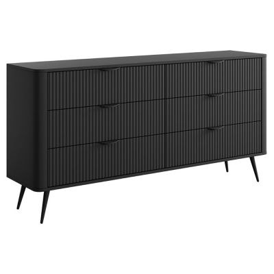Комод Lante 6S/163 Чорний, Чорний (1321206116)