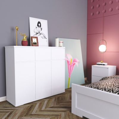 Комод Light 3х3 ДСП Аляска (93515588) недорого