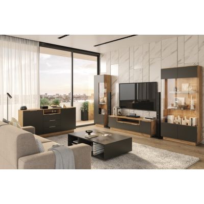 Комод Luna 2дв 3шх Дуб Крафт (94527569) недорого