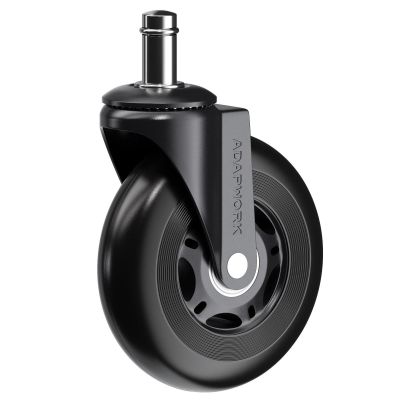 Комплект 5шт прогумованих роликів ADAPWORK CASTORS 65 Чорний (106935883)