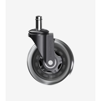 Комплект 5шт прорезиненных роликов ADAPWORK CASTORS 65 Прозрачный черный (1061176485) дешево