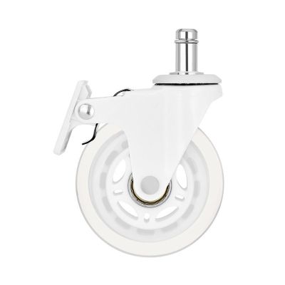 Комплект 5шт прогумованих роликів ADAPWORK CASTORS 75 FIX Прозорий білий (1061485757) с доставкой
