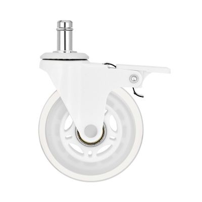 Комплект 5шт прорезиненных роликов ADAPWORK CASTORS 75 FIX Прозрачный белый (1061485757) дешево