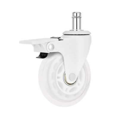 Комплект 5шт прорезиненных роликов ADAPWORK CASTORS 75 FIX Прозрачный белый (1061485757) недорого