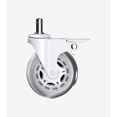 Комплект 5шт прорезиненных роликов ADAPWORK CASTORS 75 FIX Прозрачный белый (1061485757) дешево