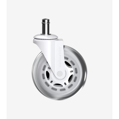 Комплект 5шт прогумованих роликів ADAPWORK CASTORS 75 Прозорий білий (1061485906) дешево