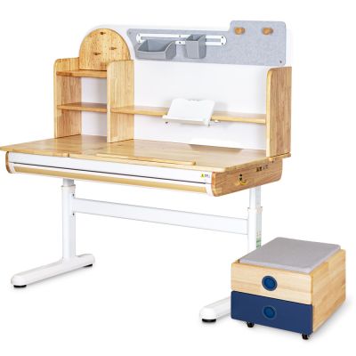 Комплект детский S Mealux Timberdesk L Дерево, Синий (111474619)