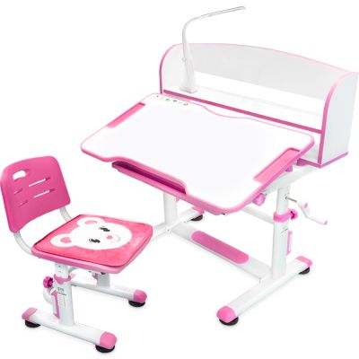 Комплект дитячий Evo-Kids BD-10 з лампою Білий, Рожевий (111470632)