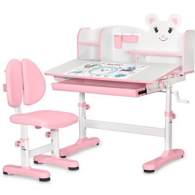 Комплект дитячий Mealux BD-29 Panda XL Білий, Рожевий (111470596)